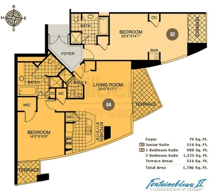 Apartamento Fontainebleau Ocean View Fits 6! 1 Bed/2 Ba Miami Beach