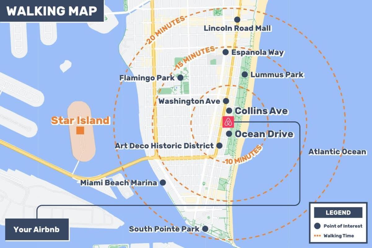 New Amazing Large 3br Direct Oceanfront Penthouse On Ocean Drive!! Appartamento *