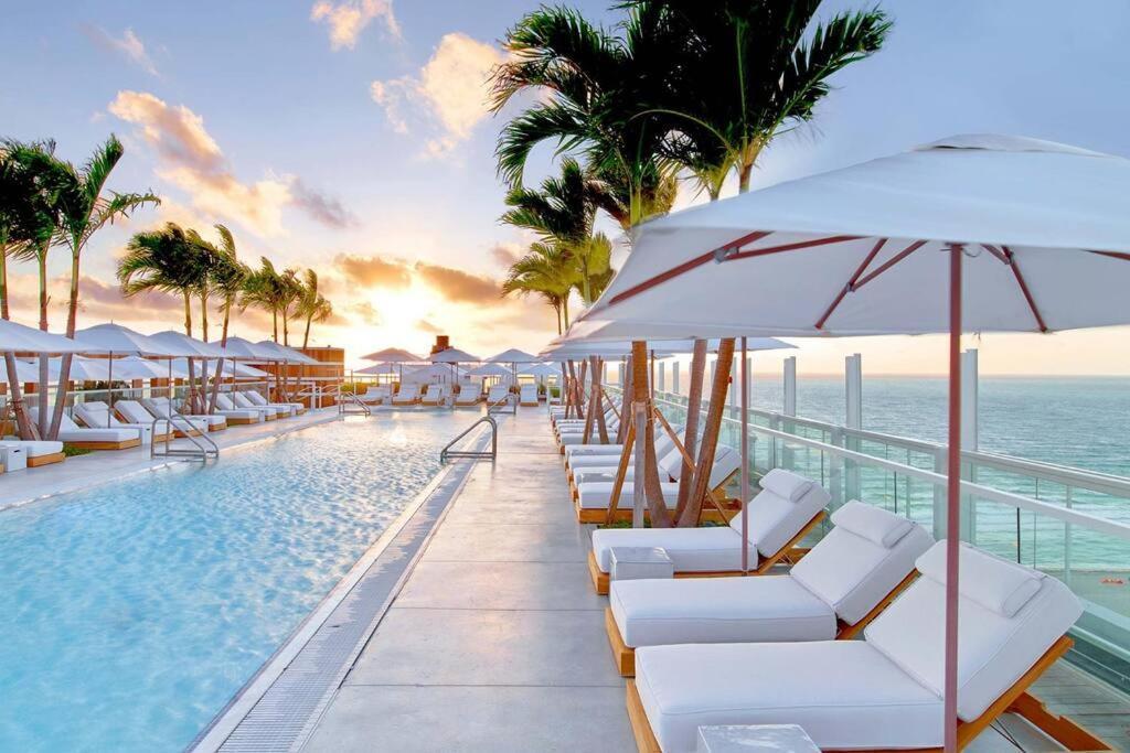 Oceanview 1 & Homes 1 Bedroom 1 And Half Bathrooms Luxe With Balcony Aparthotel Miami Beach
