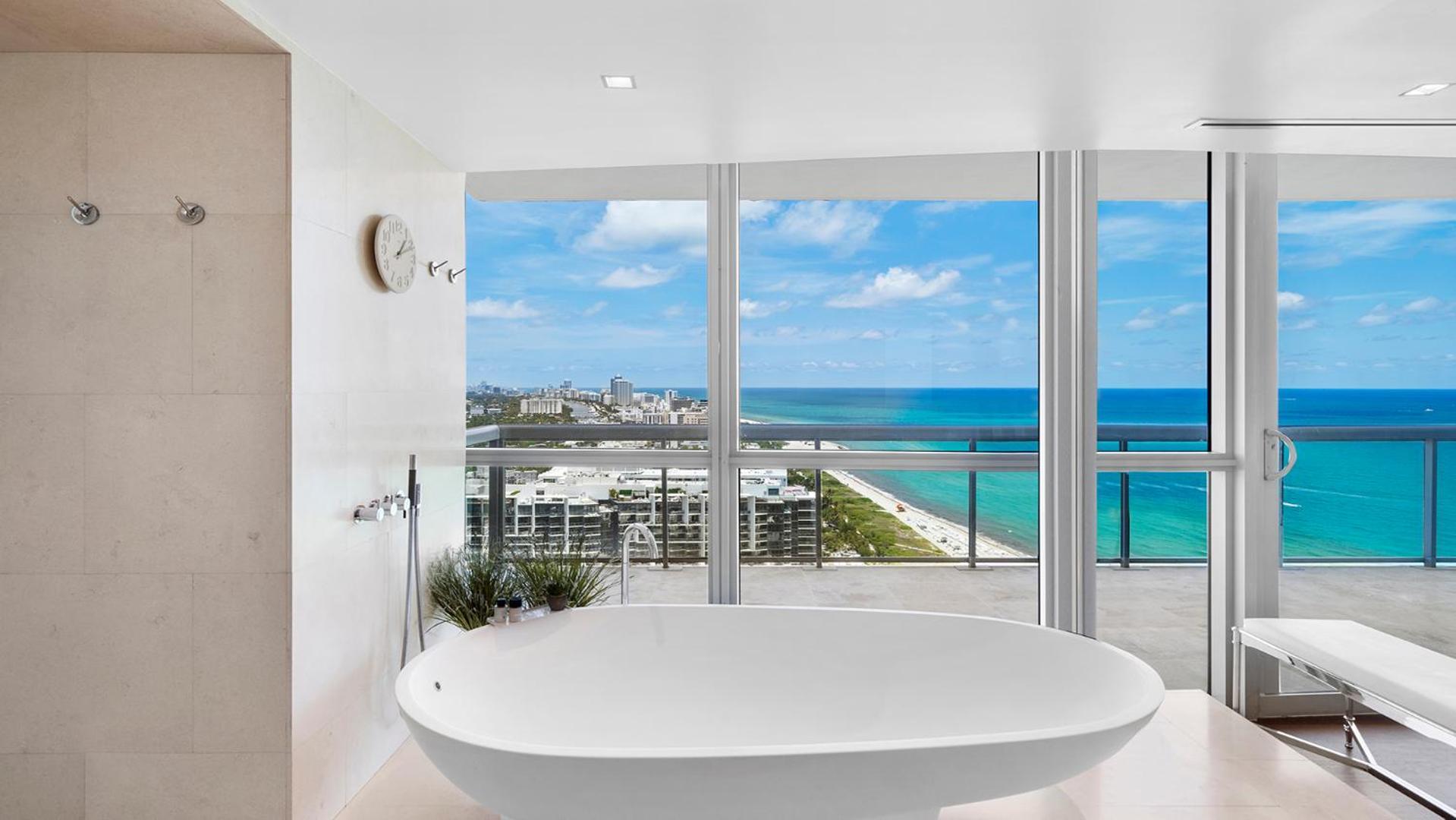 Oceanfront Private Penthouse At The Setai -3909 *