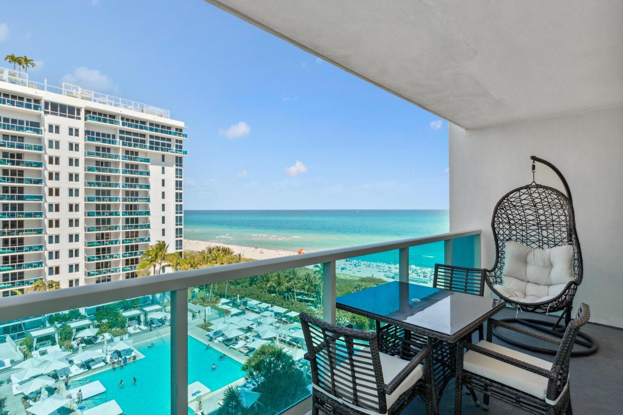 Romantic-5 Star-1br-oceanfront-balcony-south-beach Apartment